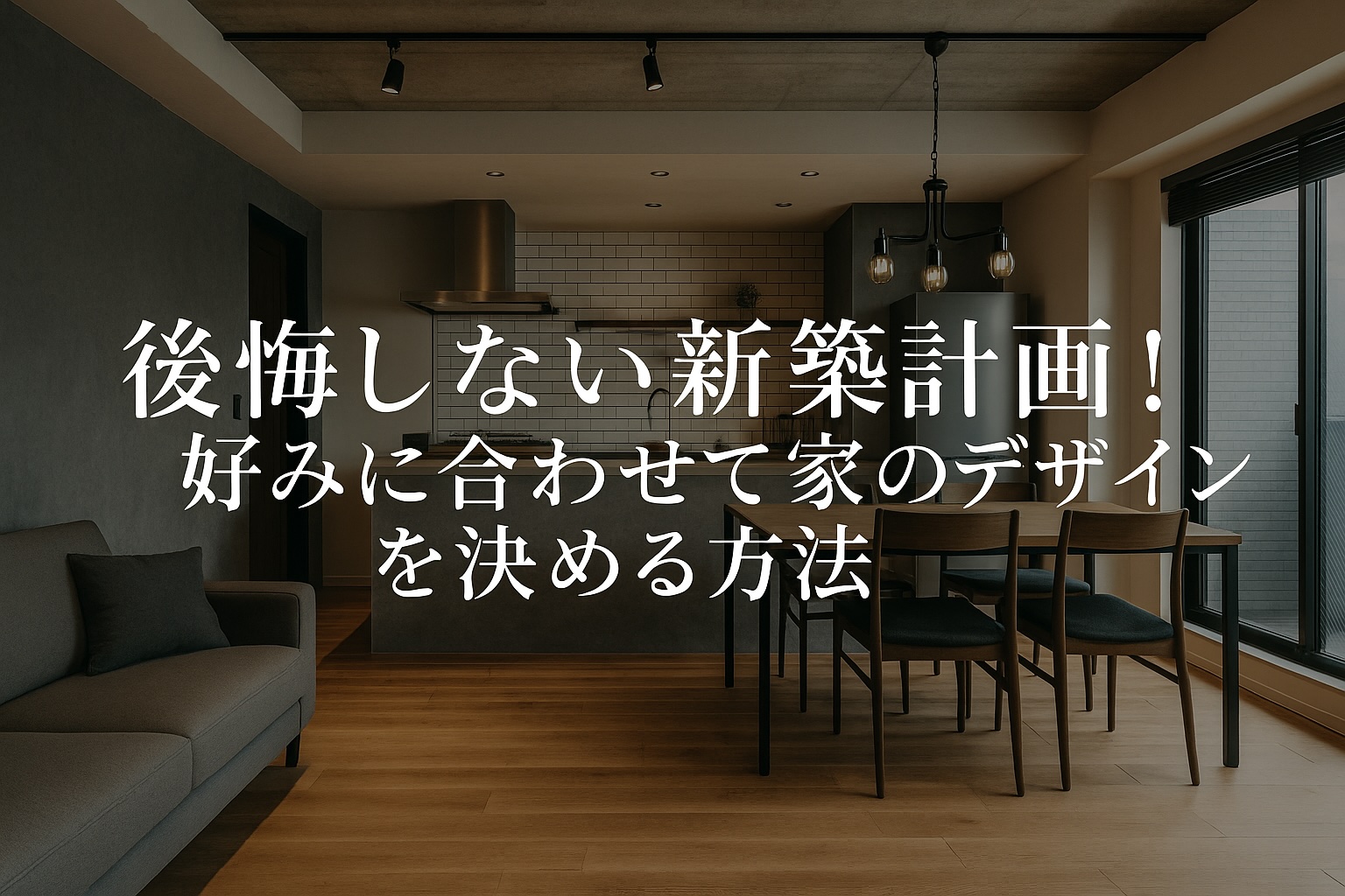 後悔しない新築計画！好みに合わせて家のデザインを決める方法